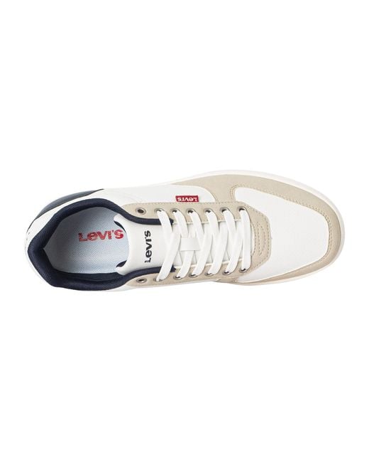 Levi's White Reece Trainers for men