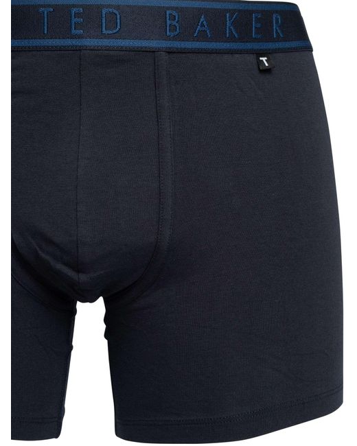 Ted Baker Blue 3 Pack Boxer Briefs for men