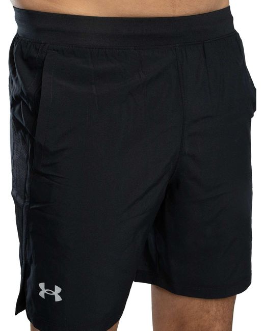 Under Armour Black Launch Shorts for men