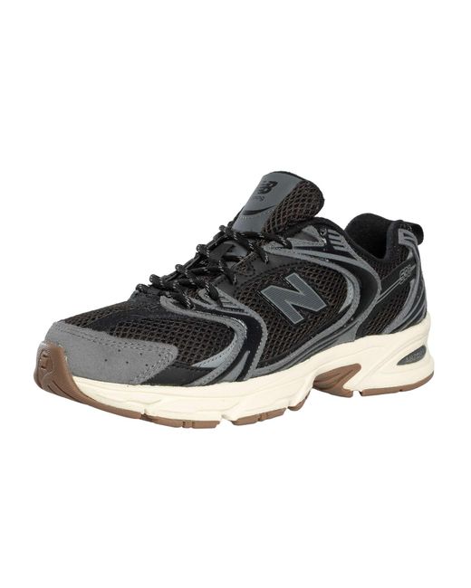 New Balance Black 530 Mesh Trainers for men