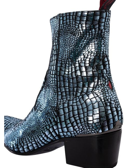 Jeffery West Blue Hawk Chelsea Boots for men