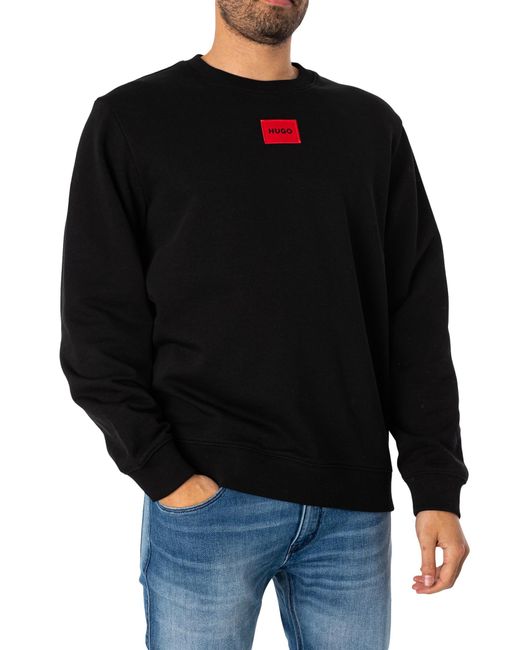 HUGO Black Diragol212 Sweatshirt for men