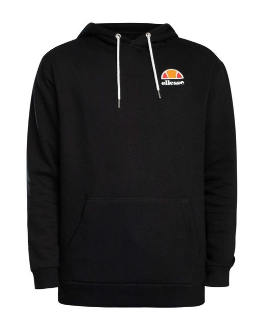 Ellesse Black Logo Pullover Hoodie for men