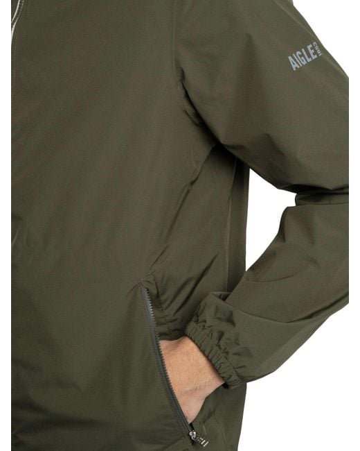 Aigle Green Rainpack 70 Waterproof Jacket for men