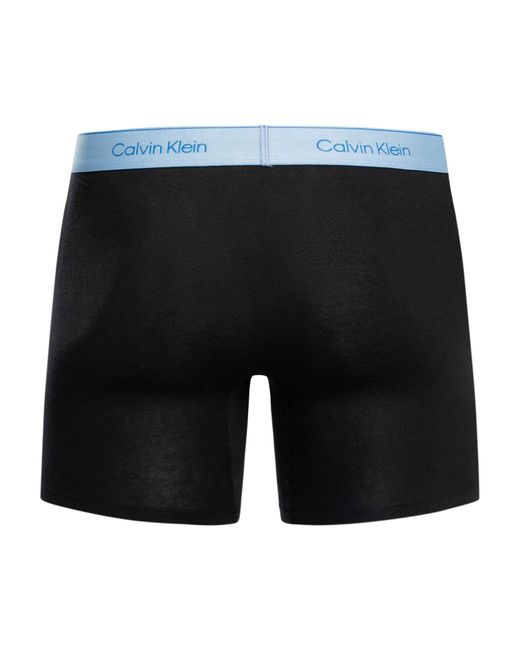 Calvin Klein Black 5 Pack Icon Boxer Briefs for men
