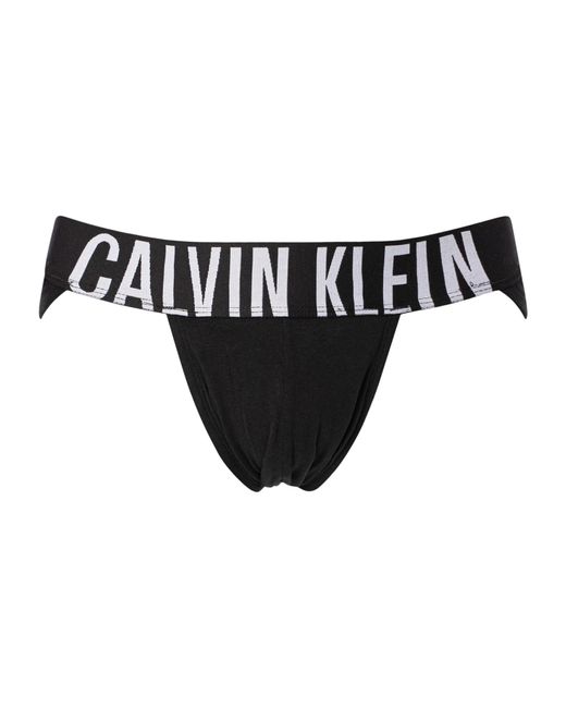 Calvin Klein White 3 Pack Intense Power Jock Strap for men