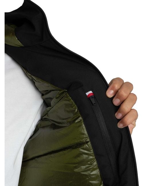 Tommy Hilfiger Black Tech Hooded Short Jacket for men