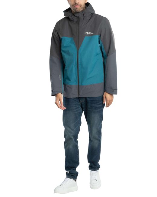 Jack Wolfskin Blue Dna Tundra 3 In 1 Jacket for men