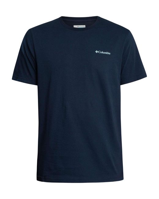 Columbia Blue Csc Logo Back T-shirt for men
