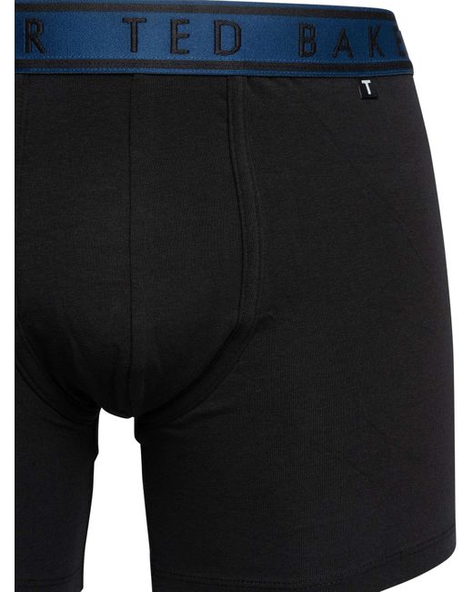 Ted Baker Black 3 Pack Boxer Briefs for men