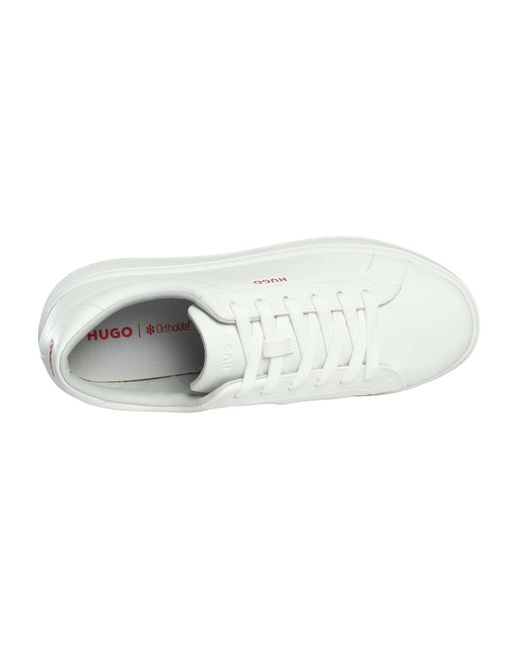 HUGO White Neston Trainers for men