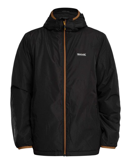 Regatta Black Caspen Waterproof Jacket for men