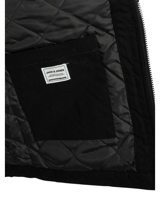 Jack & Jones Black Dover Worker Jacket for men