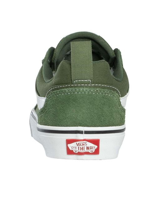 Vans Green Filmore Suede Trainers for men