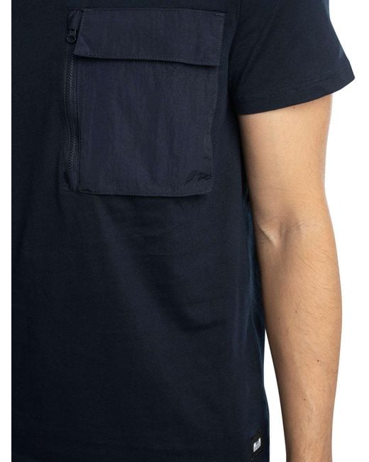 Weekend Offender Blue Takaji T-shirt for men