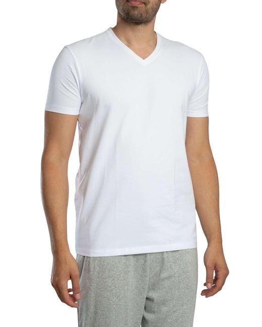 HUGO Black 2 Pack Lounge V-neck T-shirts for men
