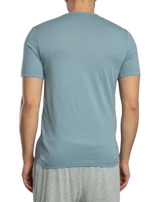 HUGO Blue 3 Pack Crew Lounge T-shirt for men