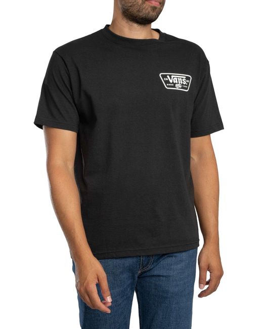 Vans Black Back Patch T-shirt for men