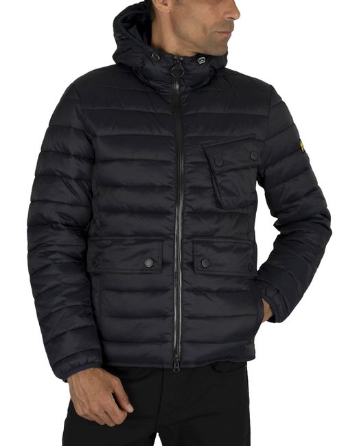 barbour ouston jacket navy