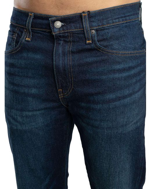 Levi's Blue 502 Taper Jeans for men
