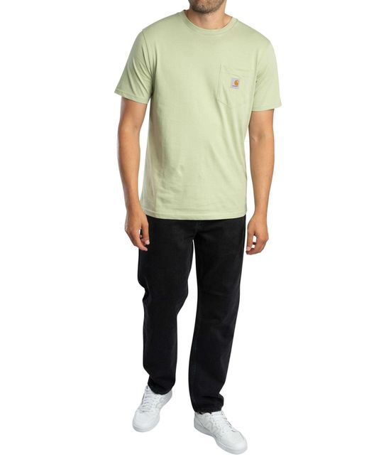 Carhartt Black Newel Relaxed Tapered Fit Jeans for men