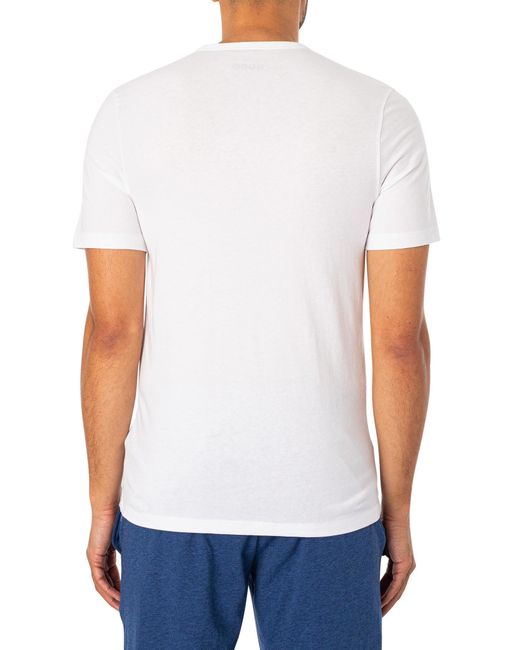 HUGO White 3 Pack Lounge T-shirts for men