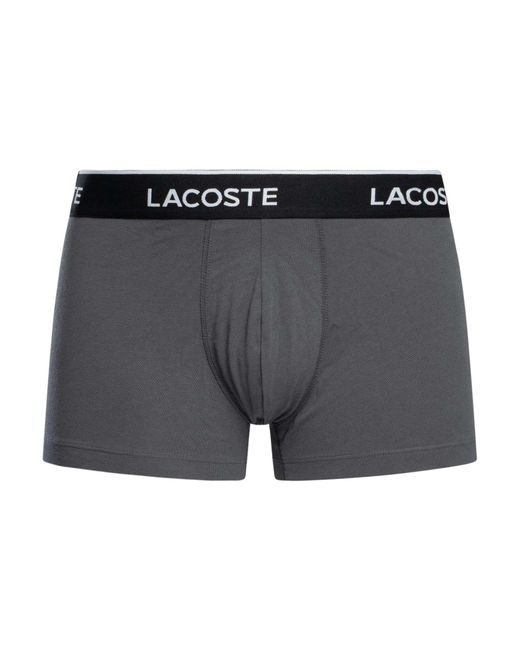 Lacoste Black 7 Pack Trunks for men