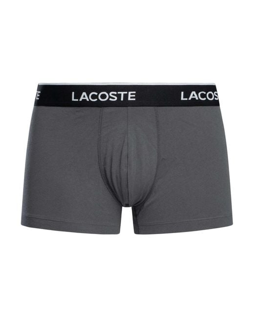 Lacoste Black 7 Pack Trunks for men