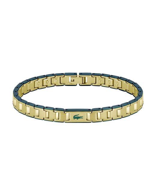 Lacoste Green Metropole Edge Stainless Steel Bracelet for men