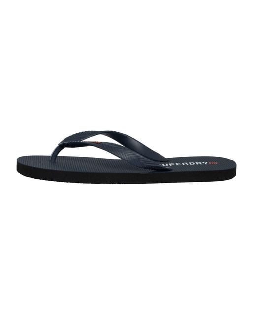 Superdry Blue Core Essential Flip Flops for men