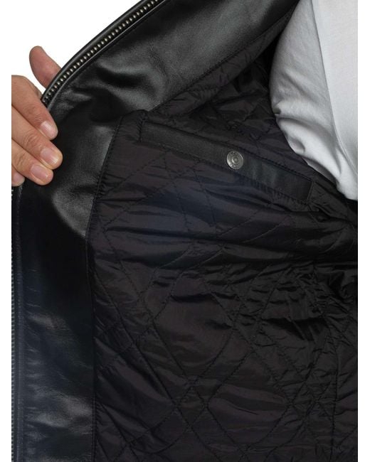 Schott Nyc Black Lc5100 Leather Jacket for men