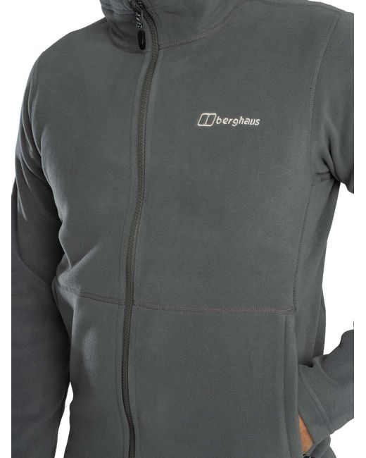 Berghaus Gray Prism Micro Interactive Polartec Fleece Jacket for men