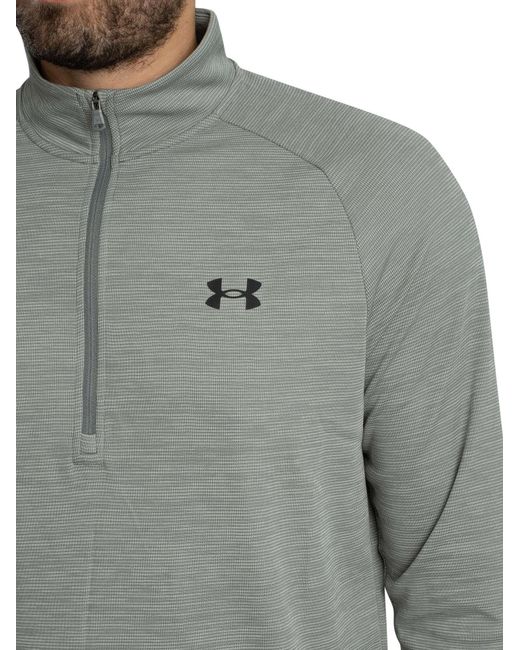 Under Armour Gray Tech Textured Track Top for men