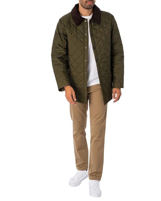 Barbour Green Liddesdale Quilted Jacket for men