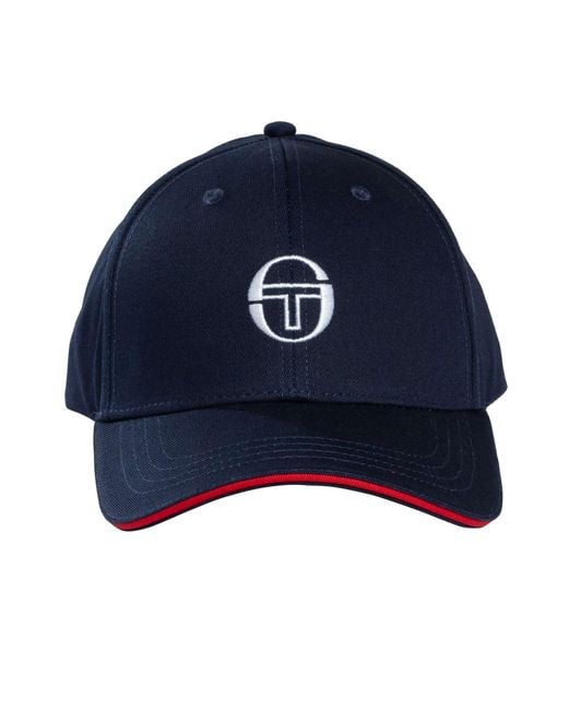 Sergio Tacchini Blue Cortona Peaked Cap for men