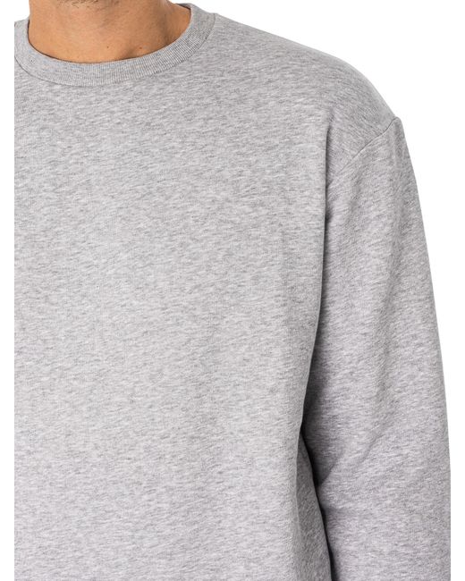 Jack & Jones Gray Bradley Sweatshirt for men