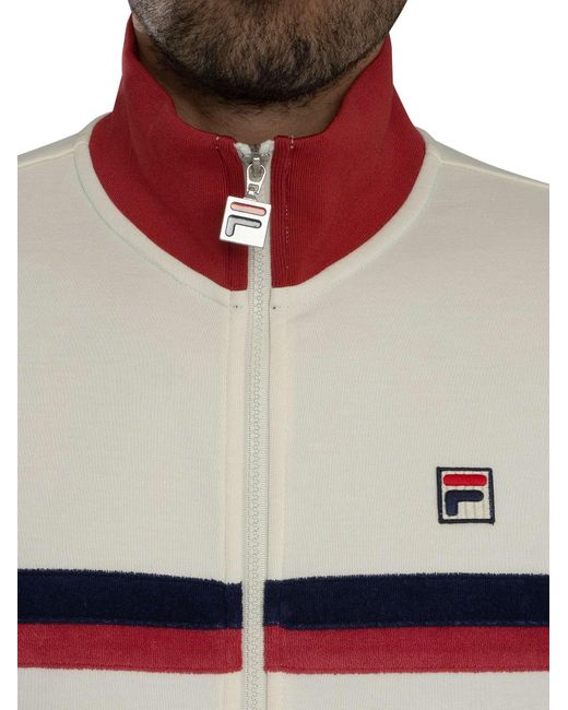 Fila White Enrico Track Jacket for men