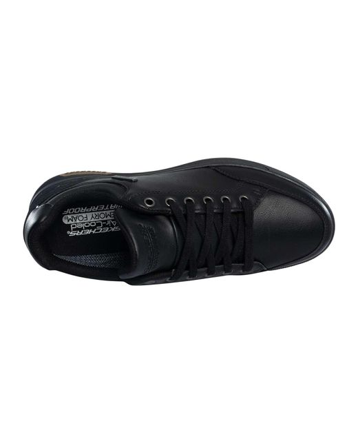 Skechers Black Cavell Sparkman Waterproof Trainers for men