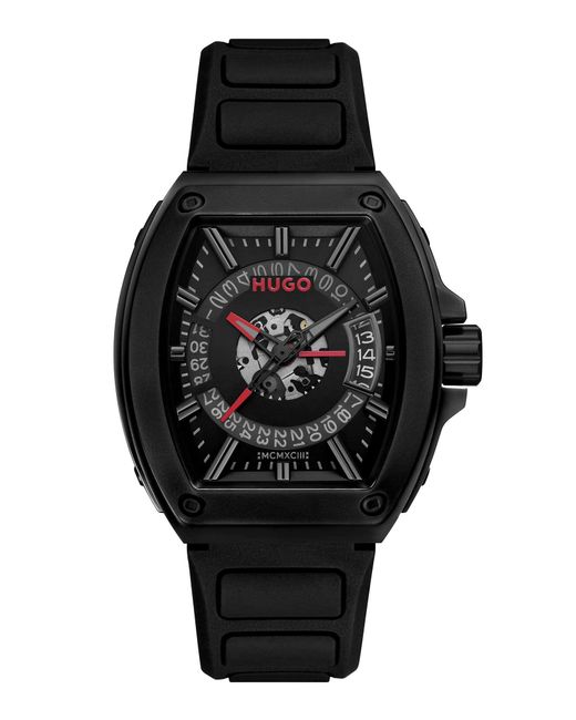 HUGO Black Icon 3H Watch for men