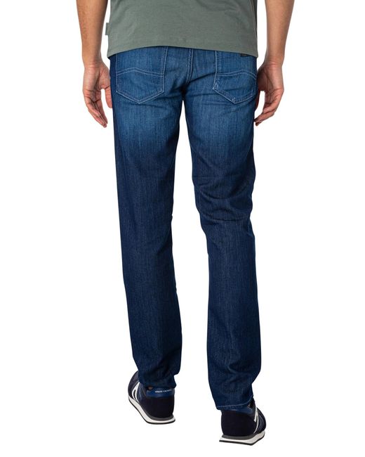 Armani Exchange Blue Slim Jeans for men