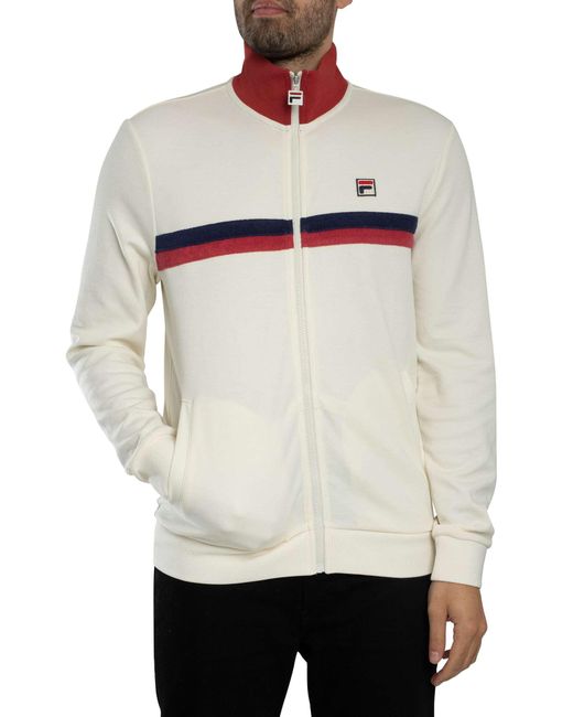 Fila White Enrico Track Jacket for men