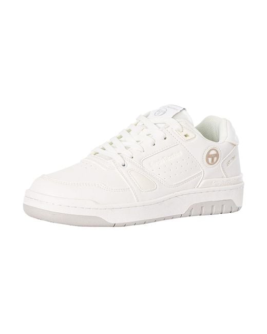 Sergio Tacchini White Milano Synthetic Casual Trainers for men