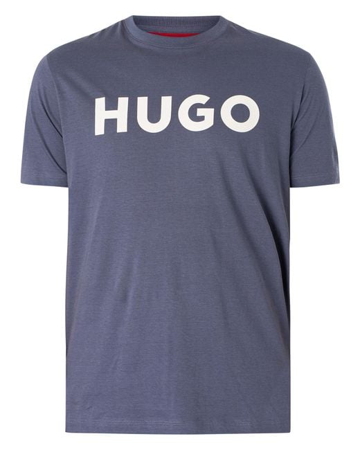HUGO Blue Dulivio T-shirt for men