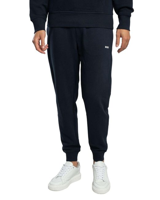 Boss Blue Wesmall Hooded Tracksuit for men