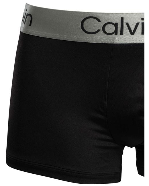 Calvin Klein Multicolor 3 Pack Brushed Microfiber Trunks for men