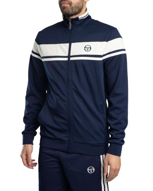 Sergio Tacchini Blue Damarindo Track Jacket for men