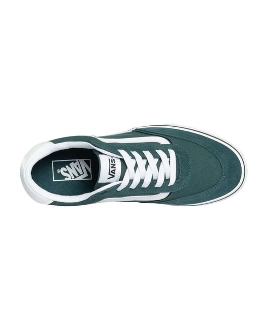 Vans Blue Brooklyn Suede Canvas Trainers for men