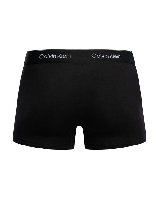 Calvin Klein Black 5 Pack Icon Trunks for men