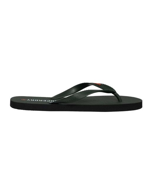 Superdry Black Core Essential Flip Flops for men