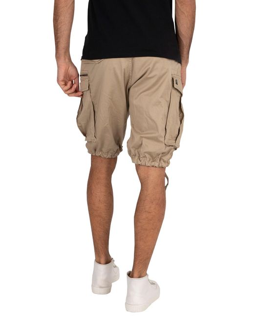 G-Star RAW Rovic Loose Cargo Shorts in Natural for Men | Lyst
